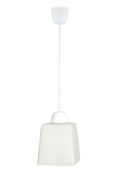 Wibra pendant light E27 white 10 cm