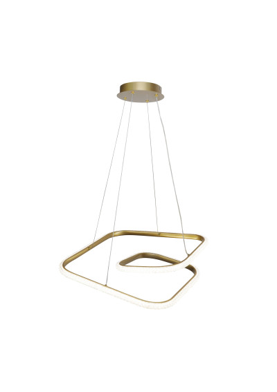 Fuerte pendant light 32 W LED 3000 K gold 48 cm