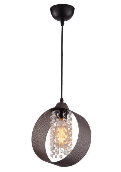 Andaro pendant light E27 kawowy 21 cm