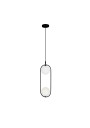 Lampa wisząca Cordel 2xG9 czarny + biały 18,5 cm