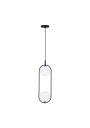 Lampa wisząca Cordel 2xG9 czarny + biały 18,5 cm - zdjęcie produktu 1