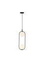 Lampa wisząca Cordel 2xG9 czarny + biały 18,5 cm - zdjęcie produktu 3