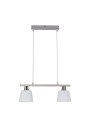 Hybryda pendant light 2xE14 nikiel mat 40 cm