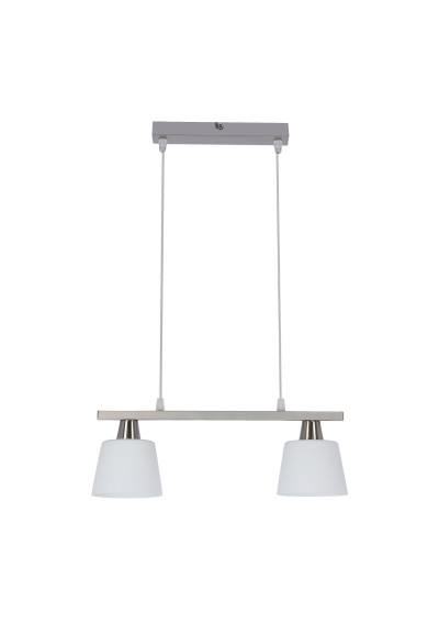 Lampa wisząca Hybryda 2xE14 nikiel mat 40 cm