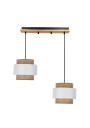Lampa wisząca Forni 2xE27 brązowy 46 cm