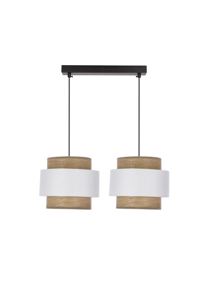 Lampa wisząca Forni 2xE27 brązowy 55 cm