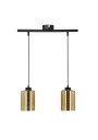 Cox pendant light E27 czarno gold 45 cm