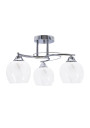 Lampa sufitowa Prego 3xE27 chromowy + bezbarwny 48 cm