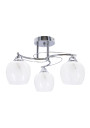 Prego ceiling light 3xE27 chromee / clear 48 cm - product image 1