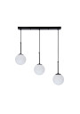Lampa wisząca Pompei 3xE27 czarny + biały 67 cm