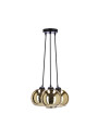 Trio pendant light 3xE27 black / gold 40 cm