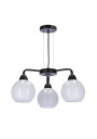 Caldera pendant light 3xE27 black / white 57 cm