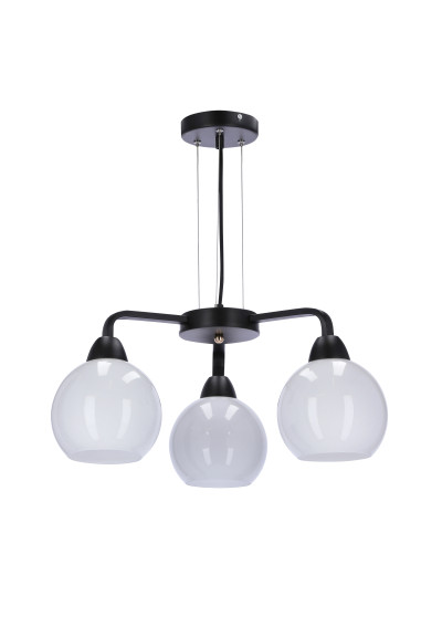 Caldera pendant light 3xE27 black / white 57 cm