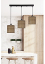 Legno pendant light 3xE27 black / orzechowy 60 cm - product image 1