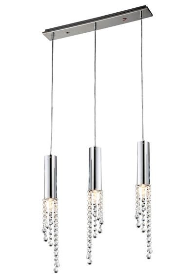 Lampa wisząca Duero 3xGU10 chromowy 55 cm