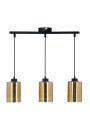 Lampa wisząca Cox E27 czarno złoty 54 cm