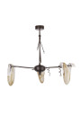 Lampa wisząca Magma 3xG9 brązowy 30 cm