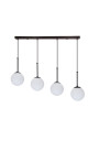 Pompei pendant light 4xE27 black / white 84 cm - product image 1