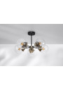 Lens ceiling light 5xE14 black / patynowy 60 cm - product image 1
