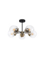 Lampa sufitowa Lens 5xE14 czarny + patynowy 60 cm - zdjęcie produktu 2