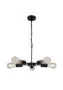 Lampa wisząca Sparta 5xE27 czarny 36 cm