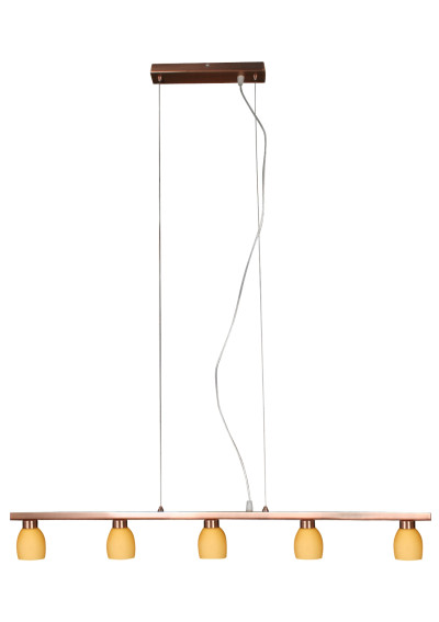 Lampa wisząca Dakota G9 miedziany 80 cm