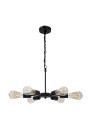 Lampa wisząca Sparta 6xE27 czarny 36 cm