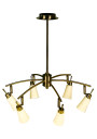 Lampa wisząca Kroton 6xG9 patynowy 51 cm