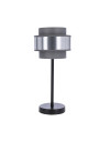 Lampa stołowa Hare 1xE27 czerwono srebrny 20 cm