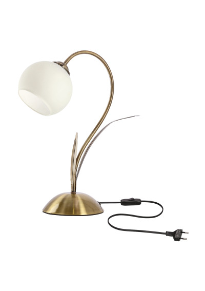Nestor table lamp 1xE27 patynowy 26 cm