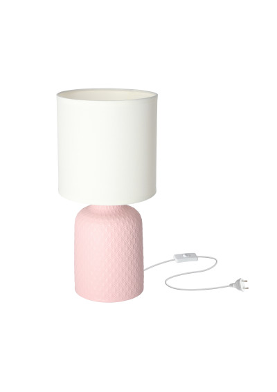 Lampa stołowa Iner 1xE14 różowy 15 cm