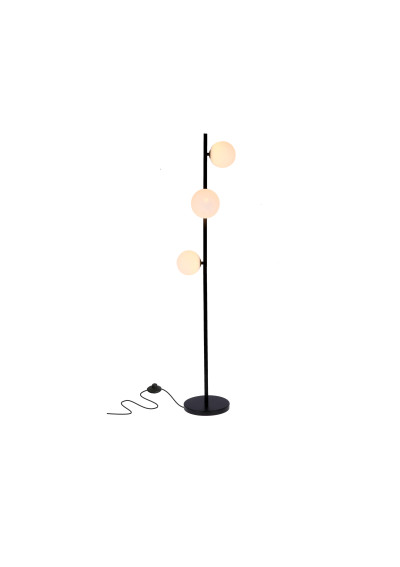 Kama floor lamp 3xG9 black/gold/white 150 cm - product image 2