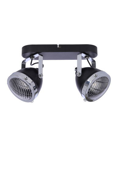 Crazy ceiling light 2xGU10 black/chromee/clear 30 cm - product image 1