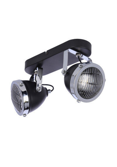 Crazy ceiling light 2xGU10 black/chromee/clear 30 cm - product image 3