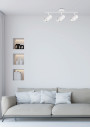 Colly ceiling light 3xGU10 white 56 cm