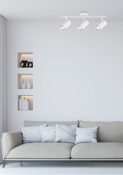 Lampa sufitowa Colly 3xGU10 biały 56 cm