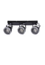 Lampa sufitowa Crazy 3xGU10 czarny+chromowy+bezbarwny 41 cm - zdjęcie produktu 2