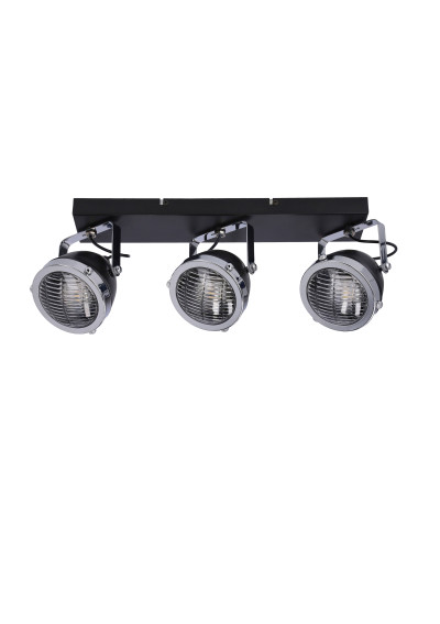 Crazy ceiling light 3xGU10 black/chromee/clear 41 cm - product image 2