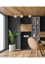 Rodia ceiling light 3xG9 patynowy, klosz bursztynowy 66 cm - product image 1