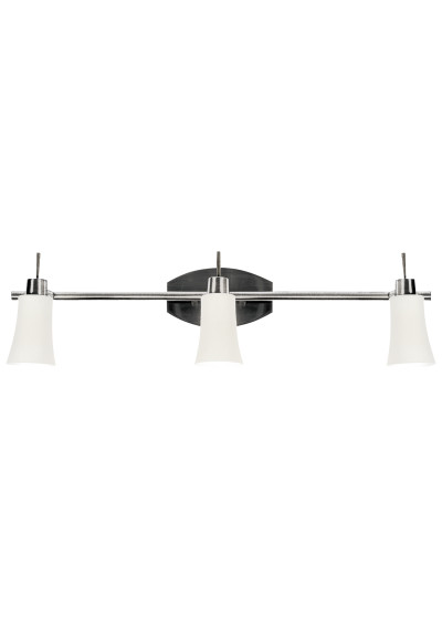 Kroton ceiling light 3xG9 nikel mat/white 55 cm