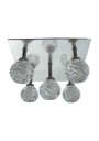 Gira ceiling light 5xG9 satin nickel 30 cm