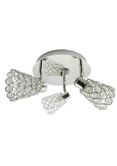 Glossy ceiling light G9 chromee 44 cm