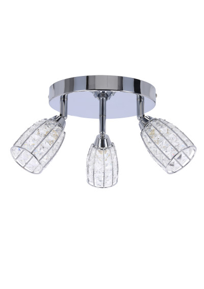 Lampa sufitowa Shiba 3xG9 chromowy + bezbarwny 30 cm - zdjęcie produktu 2
