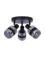 Yuki ceiling light E14 black 33 cm