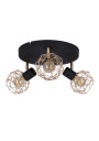 Acrobat ceiling light 3xE14 black / copper 42 cm