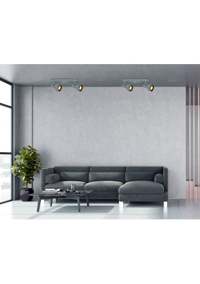 Lampa sufitowa Ash 2xGU10 szary mat 31 cm - zdjęcie produktu 2