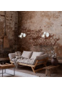 Lampa ścienna Verve 1xE14 biały + chromowy 15 cm - zdjęcie produktu 3