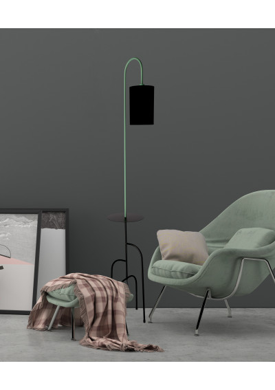 Ravello floor lamp 1xE14 black / green 175 cm - product image 12