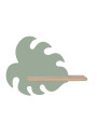Monstera wall light 4 W LED 4000 K green 37 cm - product image 1