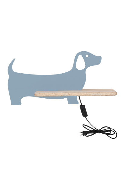 Dog wall light 5 W LED 4000 K blue 36,5 cm - product image 1